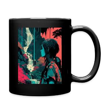 Ellie the last of us colored - Full Colour Mug - black - Right