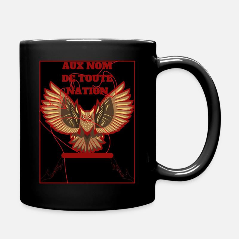 Night Owl 2 - Full Colour Mug - black