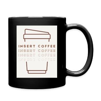 Insert Coffee Cup 2 LBPBBCT - Tasse einfarbig - Schwarz - Rechts