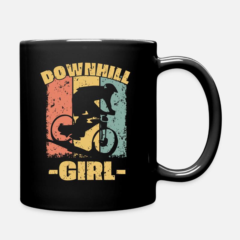 Femmes Vélo rétro - Mug uni - noir