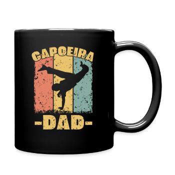Capoeira dad retro - Full Colour Mug - black - Right