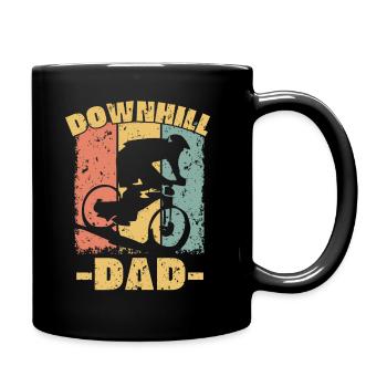 Papa vélo rétro - Mug uni - noir - Droite