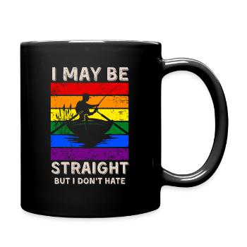 Pêche : les droits LGBT - Mug uni - noir - Droite