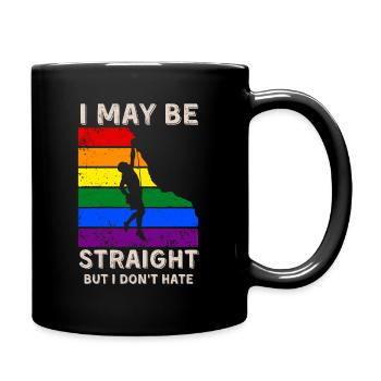 Escalader les droits LGBT - Mug uni - noir - Droite