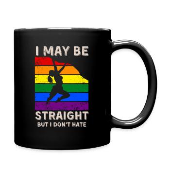 Klettern bei LGBT-Rechten - Tasse einfarbig - Schwarz - Rechts