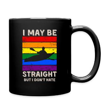 Canoeing LGBT Rights - Full Colour Mug - black - Right