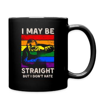 Schweißen LGBT-Rechte - Tasse einfarbig - Schwarz - Rechts