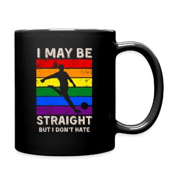Droits LGBT du football - Mug uni - noir - Droite