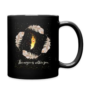 The magic is within you - Full Colour Mug - black - Right