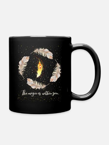 The magic is within you - Tasse einfarbig - Schwarz