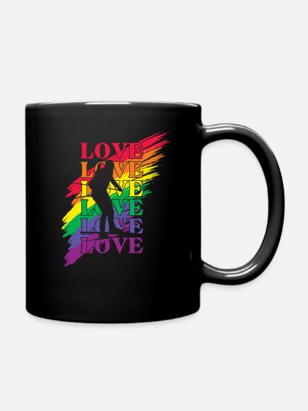 Biathlon LGBT Pride - Mug uni - noir