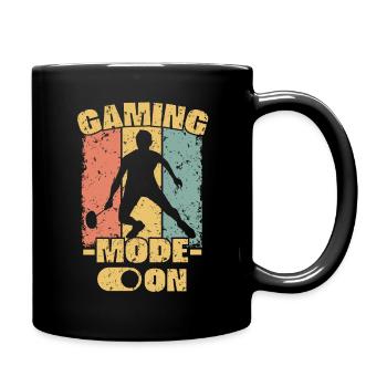 Badminton rétro - Mug uni - noir - Droite