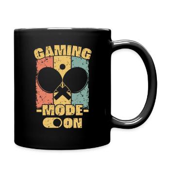 Tennis de table rétro - Mug uni - noir - Droite