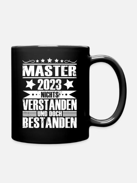 Master 2023 - Tasse einfarbig - Schwarz