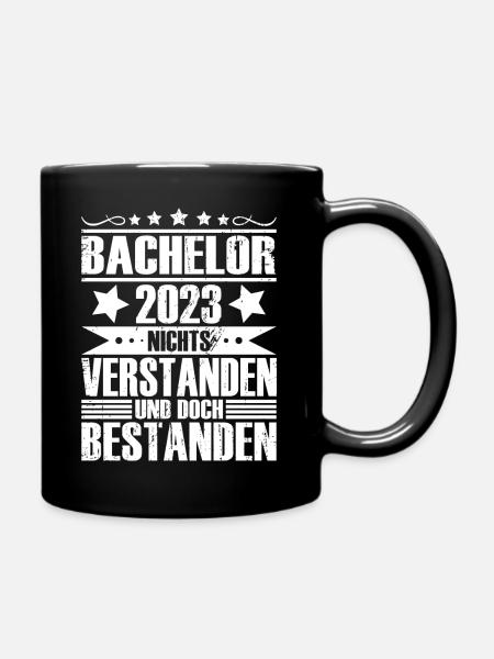 Bachelor 2023 - Tasse einfarbig - Schwarz