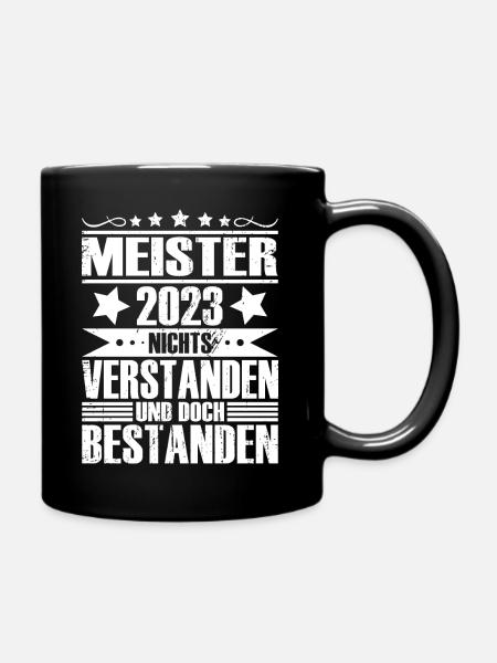 Meister 2023 - Tasse einfarbig - Schwarz