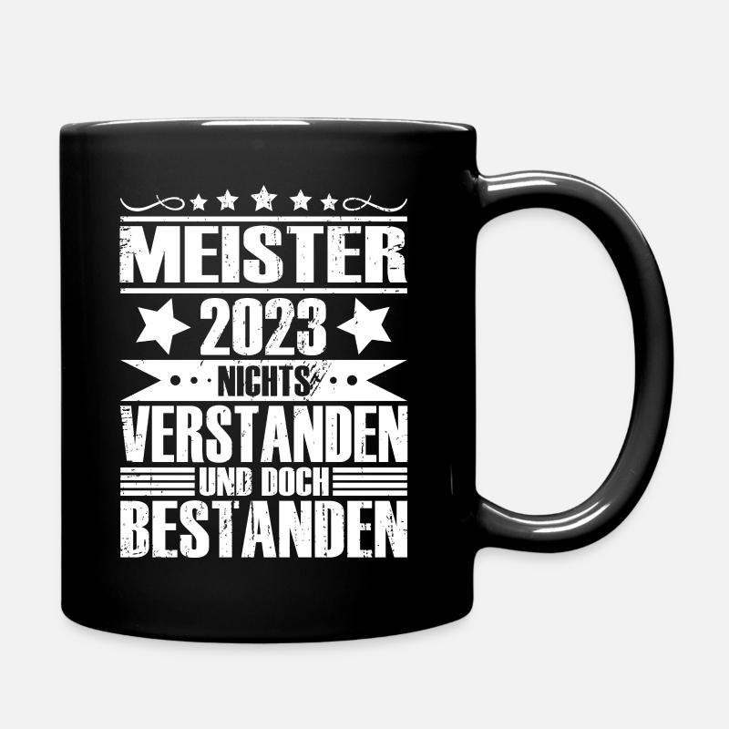 Meister 2023 - Tasse einfarbig - Schwarz