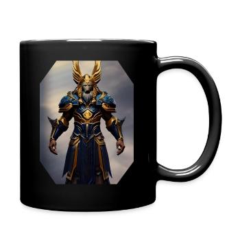 Anubis Odin Fusion - Tasse einfarbig - Schwarz - Rechts
