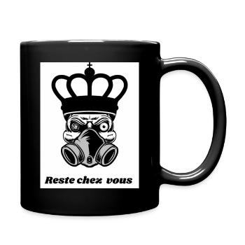Danger pour la santé - Mug uni - noir - Droite