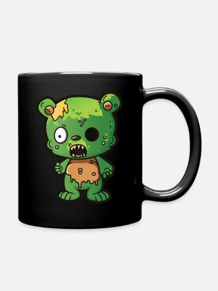 Zombi Bear - Tasse einfarbig - Schwarz