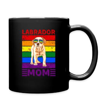 Maman Labrador LGBTQ - Mug uni - noir - Droite