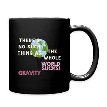 World sucks - Full Colour Mug - black - Right