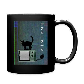 Forêt norvégienne - Mug uni - noir - Droite
