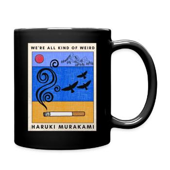 We re all kind of weird - Full Colour Mug - black - Right