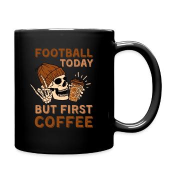 Coffee Football skeleton - Full Colour Mug - black - Right