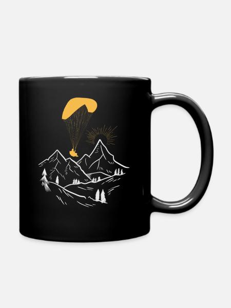 Parapente - Mug uni - noir