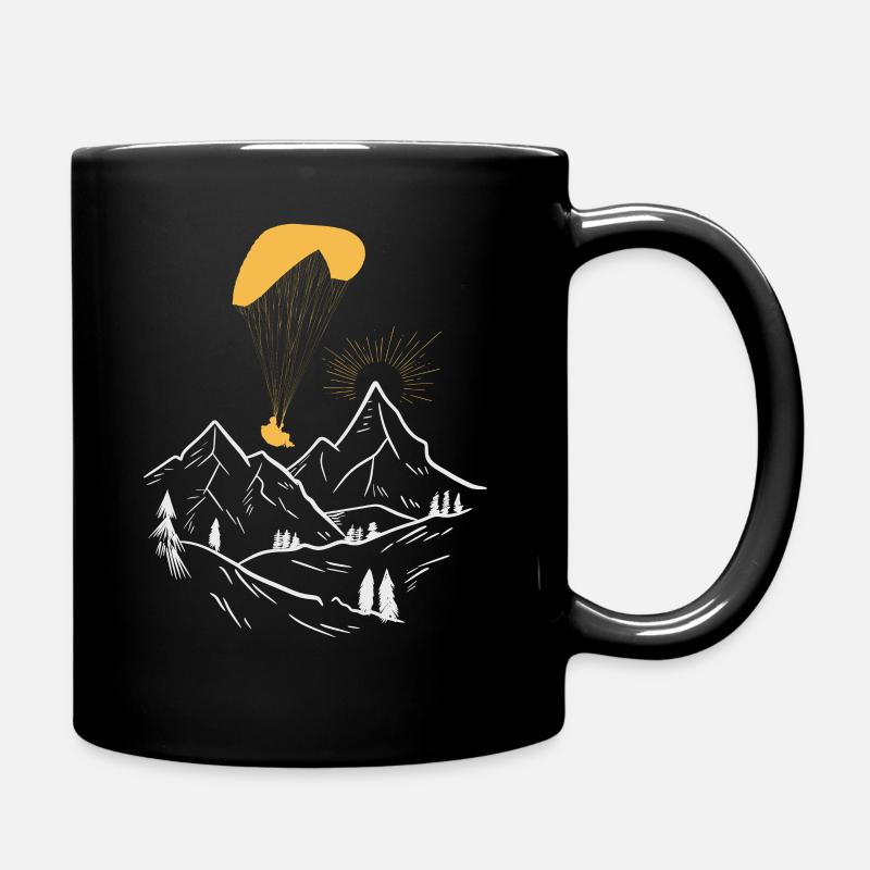 Parapente - Mug uni - noir