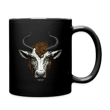 Taurus - Stier - Full Colour Mug - black - Right