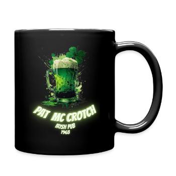 Pat McCrotch T-Shirt St. Patrick's Day - Tasse einfarbig - Schwarz - Rechts