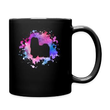 Shih-tzu Hundeliebhaber - Tasse einfarbig - Schwarz - Rechts