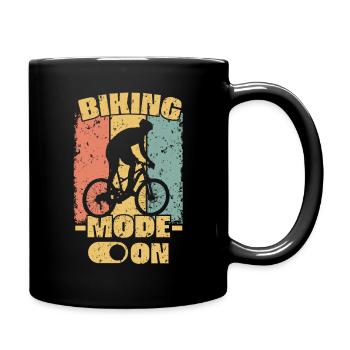Biking retro - Full Colour Mug - black - Right