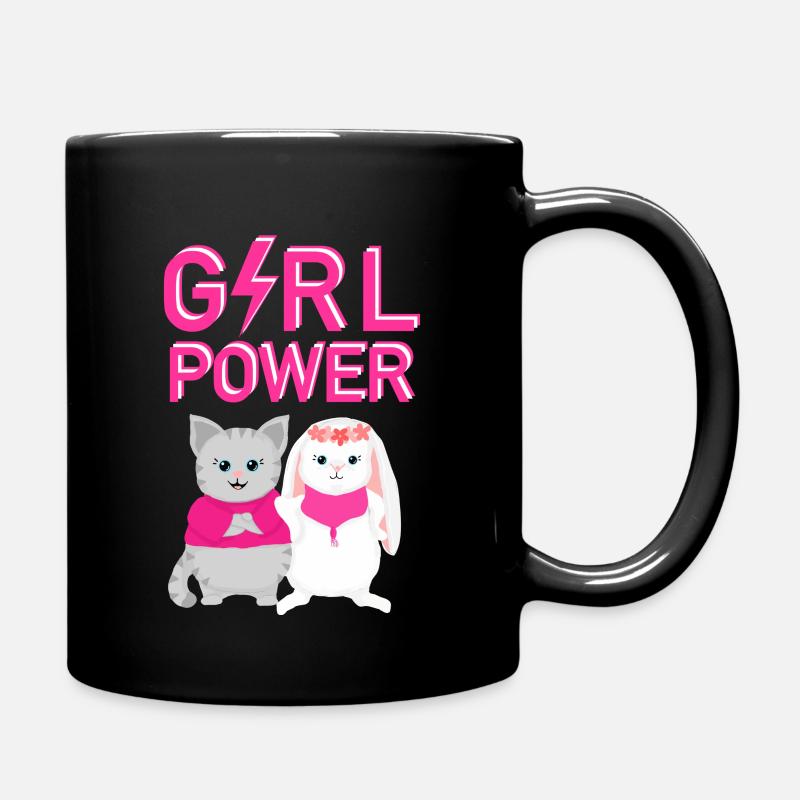 Girl power - Full Colour Mug - black