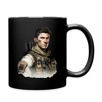 Secial Forces 2 Geschenk - Tasse einfarbig - Schwarz - Rechts