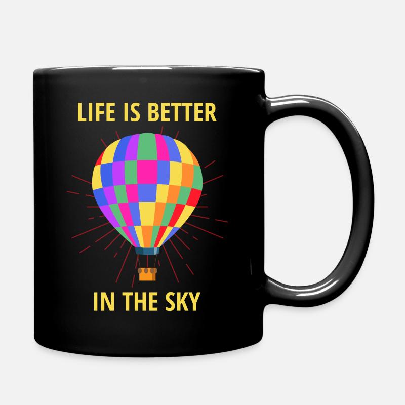 Montgolfière Montgolfière Pilote de montgolfière - Mug uni - noir