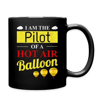 Montgolfière Montgolfière Pilote de montgolfière - Mug uni - noir - Droite