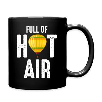 Hot Air Ballooning Hopper Balloon Ride Balloonist - Full Colour Mug - black - Right