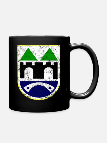 Sarajevo - Tasse einfarbig - Schwarz