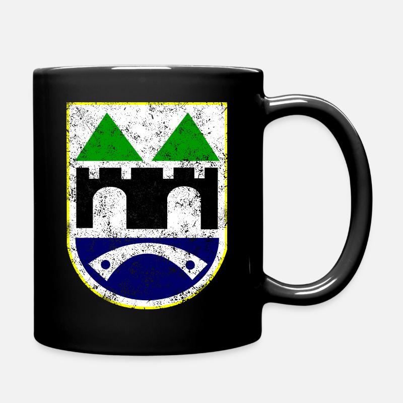 Sarajevo - Tasse einfarbig - Schwarz