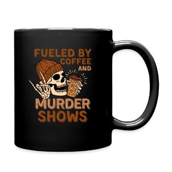 Coffee and Murder Shows - Full Colour Mug - black - Right