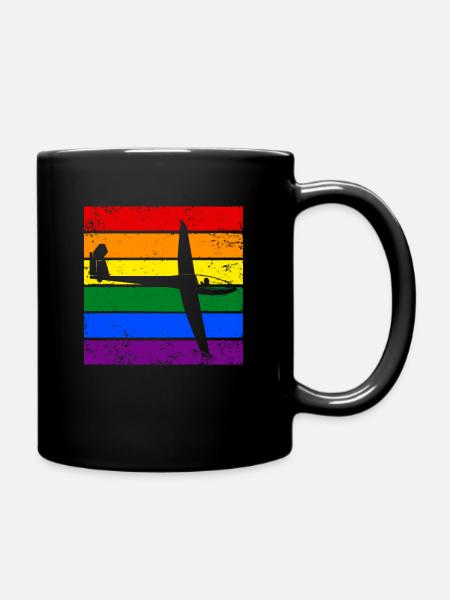 Vol à voile LGBTQ - Mug uni - noir