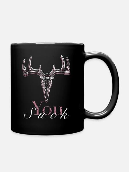 You Suck - Tasse einfarbig - Schwarz