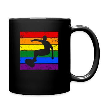 Surfer LGBTQ - Mug uni - noir - Droite