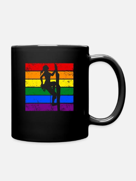 Escalade LGBTQ - Mug uni - noir