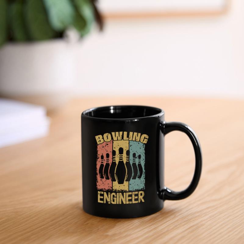 Bowling Engineer retro Full Colour Mug
