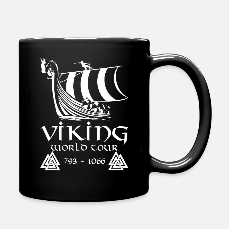 Viking World Tour - Viking Ship - Valhalla - Tasse einfarbig - Schwarz
