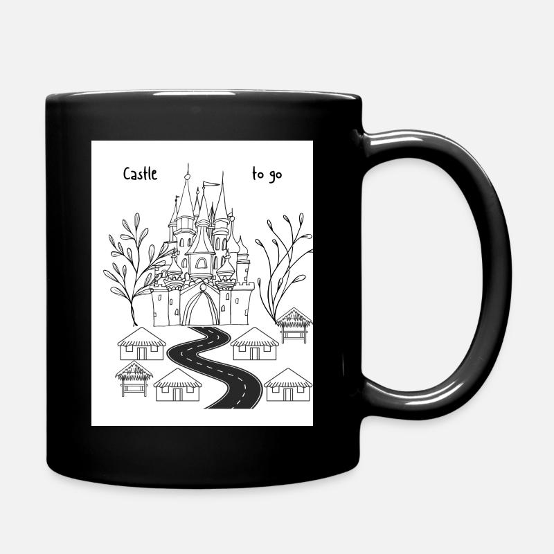 Castle to go - Full Colour Mug - black